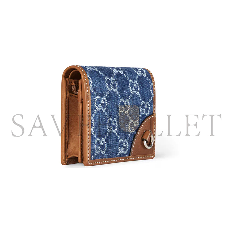 GUCCI GG EMBLEM SMALL WALLET 820692 (11*8.5*3cm)